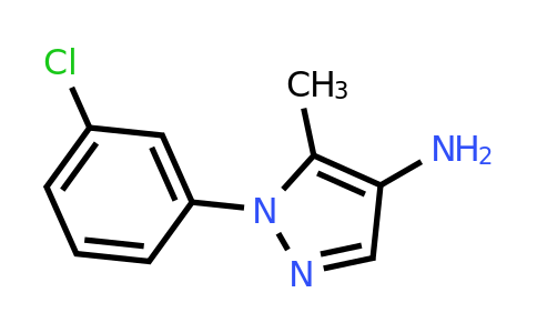 CAS 1248162-92-6 | 1-(3-chlorophenyl)-5-methyl-1H-pyrazol-4-amine