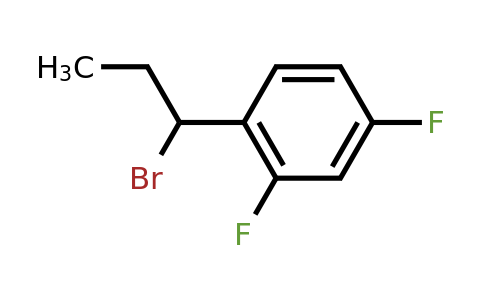 CAS 1248163-51-0 | 1-(1-bromopropyl)-2,4-difluorobenzene