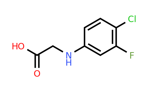 CAS 1248165-64-1 | 2-((4-Chloro-3-fluorophenyl)amino)acetic acid