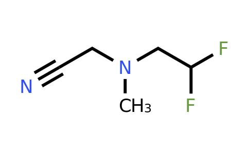 CAS 1248187-09-8 | 2-[(2,2-difluoroethyl)(methyl)amino]acetonitrile