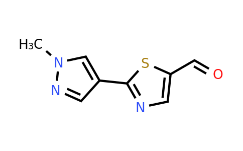 CAS 1248209-05-3 | 2-(1-methyl-1H-pyrazol-4-yl)-1,3-thiazole-5-carbaldehyde