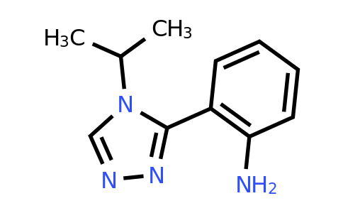 CAS 1248217-53-9 | 2-[4-(propan-2-yl)-4H-1,2,4-triazol-3-yl]aniline