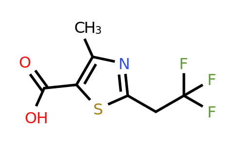 CAS 1248235-40-6 | 4-Methyl-2-(2,2,2-trifluoroethyl)-1,3-thiazole-5-carboxylic acid