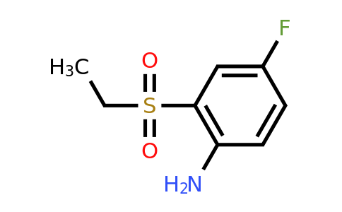 CAS 1248235-57-5 | 2-(ethanesulfonyl)-4-fluoroaniline