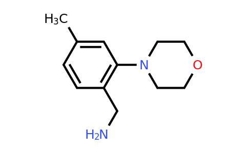 CAS 1248247-52-0 | [4-methyl-2-(morpholin-4-yl)phenyl]methanamine