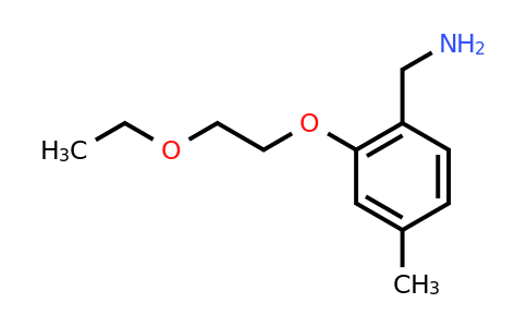 CAS 1248259-14-4 | [2-(2-ethoxyethoxy)-4-methylphenyl]methanamine