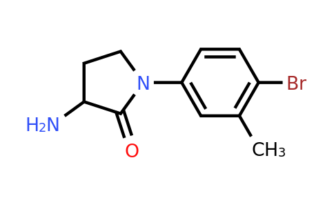 CAS 1248263-70-8 | 3-amino-1-(4-bromo-3-methylphenyl)pyrrolidin-2-one