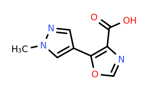 CAS 1248312-93-7 | 5-(1-Methyl-1H-pyrazol-4-yl)-1,3-oxazole-4-carboxylic acid