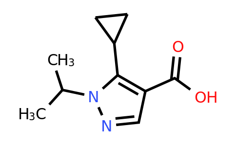 CAS 1248355-30-7 | 5-cyclopropyl-1-(propan-2-yl)-1H-pyrazole-4-carboxylic acid