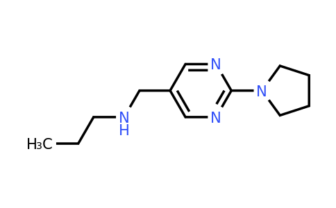 CAS 1248357-48-3 | N-((2-(Pyrrolidin-1-yl)pyrimidin-5-yl)methyl)propan-1-amine