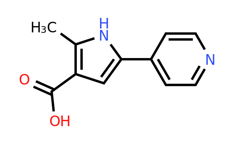 CAS 1248408-55-0 | 2-Methyl-5-(pyridin-4-yl)-1H-pyrrole-3-carboxylic acid