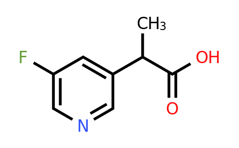 CAS 1248414-85-8 | 2-(5-fluoropyridin-3-yl)propanoic acid