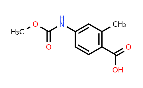 CAS 1248431-74-4 | 4-[(Methoxycarbonyl)amino]-2-methylbenzoic acid