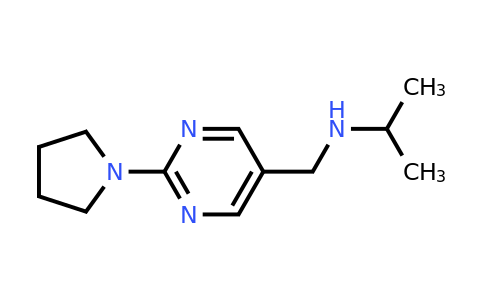 CAS 1248431-88-0 | N-((2-(Pyrrolidin-1-yl)pyrimidin-5-yl)methyl)propan-2-amine
