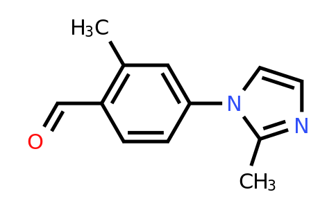 CAS 1248449-39-9 | 2-methyl-4-(2-methyl-1H-imidazol-1-yl)benzaldehyde