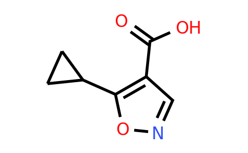 CAS 124845-04-1 | 5-cyclopropyl-1,2-oxazole-4-carboxylic acid