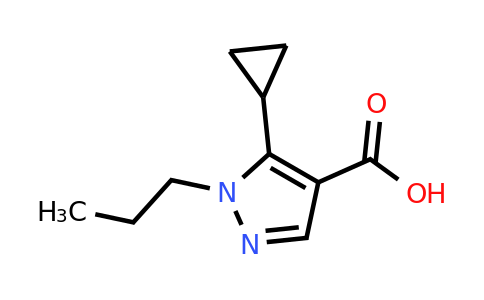 CAS 1248463-84-4 | 5-cyclopropyl-1-propyl-1H-pyrazole-4-carboxylic acid