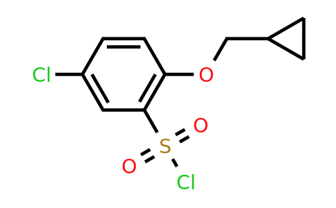 CAS 1248472-51-6 | 5-chloro-2-(cyclopropylmethoxy)benzene-1-sulfonyl chloride