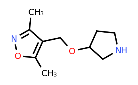 CAS 1248491-43-1 | 3,5-dimethyl-4-[(pyrrolidin-3-yloxy)methyl]-1,2-oxazole