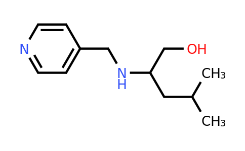 CAS 1248513-04-3 | 4-methyl-2-{[(pyridin-4-yl)methyl]amino}pentan-1-ol