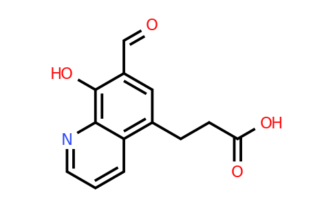 3-(7-Formyl-8-hydroxyquinolin-5-yl)propanoic acid