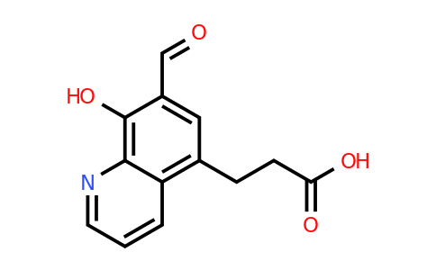 CAS 1248549-17-8 | 3-(7-Formyl-8-hydroxyquinolin-5-yl)propanoic acid