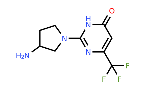 CAS 1248563-99-6 | 2-(3-Aminopyrrolidin-1-yl)-6-(trifluoromethyl)pyrimidin-4(3H)-one