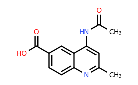 CAS 1248565-76-5 | 4-Acetamido-2-methylquinoline-6-carboxylic acid