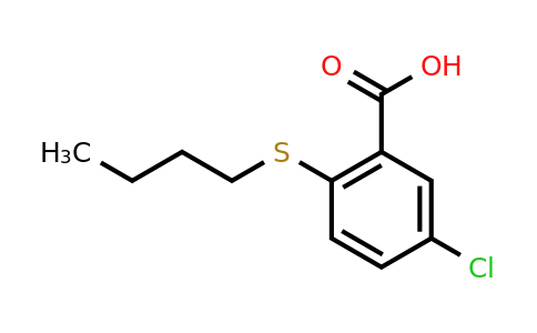 CAS 1248595-24-5 | 2-(butylsulfanyl)-5-chlorobenzoic acid