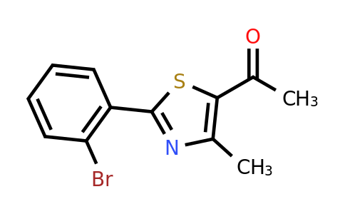 CAS 1248601-42-4 | 1-[2-(2-Bromophenyl)-4-methyl-1,3-thiazol-5-yl]ethan-1-one