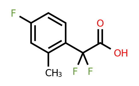 CAS 1248611-17-7 | 2,2-difluoro-2-(4-fluoro-2-methylphenyl)acetic acid