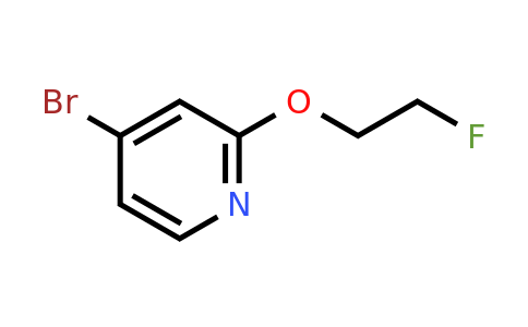 CAS 1248622-95-8 | 4-bromo-2-(2-fluoroethoxy)pyridine
