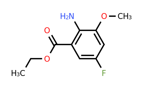 CAS 1248661-13-3 | Ethyl 2-amino-5-fluoro-3-methoxybenzoate