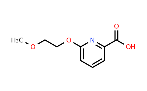 CAS 1248697-20-2 | 6-(2-Methoxyethoxy)picolinic acid