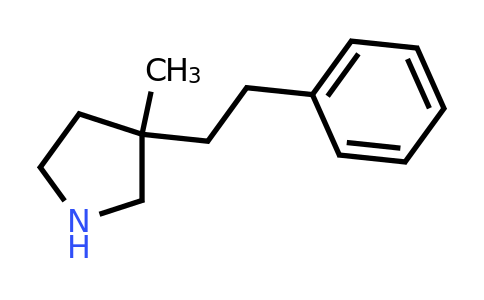 CAS 1248713-00-9 | 3-methyl-3-(2-phenylethyl)pyrrolidine
