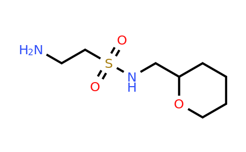 CAS 1248743-21-6 | 2-amino-N-[(oxan-2-yl)methyl]ethane-1-sulfonamide