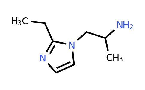 CAS 1248743-57-8 | 1-(2-ethyl-1H-imidazol-1-yl)propan-2-amine