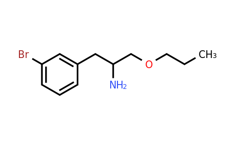 CAS 1248774-50-6 | 1-(3-bromophenyl)-3-propoxypropan-2-amine