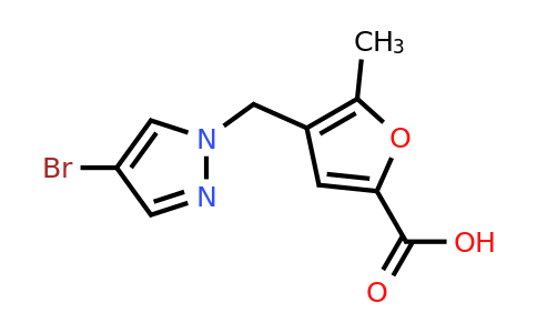 CAS 1248793-48-7 | 4-[(4-bromo-1H-pyrazol-1-yl)methyl]-5-methylfuran-2-carboxylic acid
