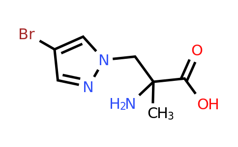 CAS 1248822-14-1 | 2-amino-3-(4-bromo-1H-pyrazol-1-yl)-2-methylpropanoic acid