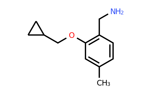 CAS 1248825-63-9 | [2-(cyclopropylmethoxy)-4-methylphenyl]methanamine