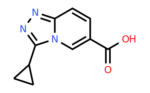 CAS 1248926-27-3 | 3-cyclopropyl-[1,2,4]triazolo[4,3-a]pyridine-6-carboxylic acid