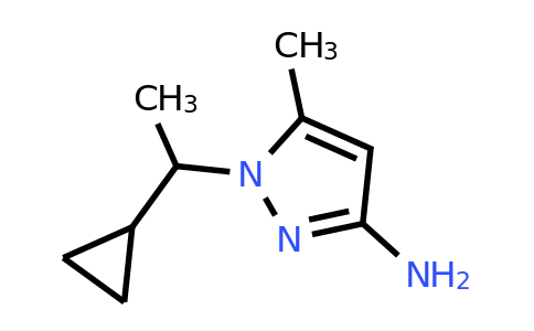 CAS 1248970-88-8 | 1-(1-cyclopropylethyl)-5-methyl-1H-pyrazol-3-amine