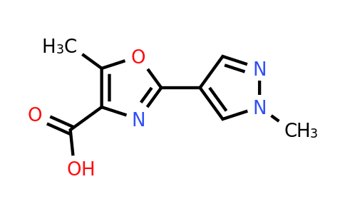 CAS 1249033-96-2 | 5-methyl-2-(1-methyl-1H-pyrazol-4-yl)-1,3-oxazole-4-carboxylic acid