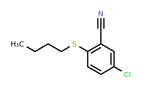 CAS 1249077-64-2 | 2-(butylsulfanyl)-5-chlorobenzonitrile