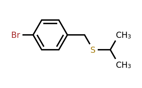 CAS 1249091-47-1 | 1-Bromo-4-[(propan-2-ylsulfanyl)methyl]benzene