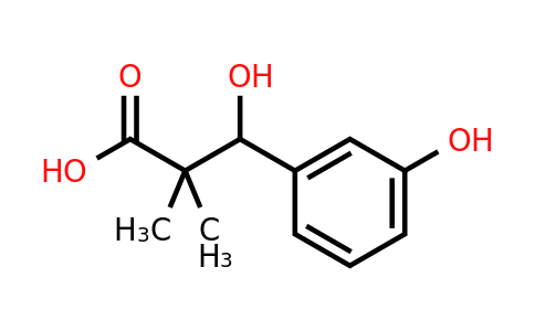 CAS 1249097-36-6 | 3-hydroxy-3-(3-hydroxyphenyl)-2,2-dimethylpropanoic acid