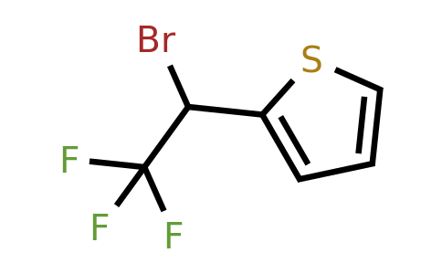 CAS 1249101-79-8 | 2-(1-Bromo-2,2,2-trifluoro-ethyl)-thiophene