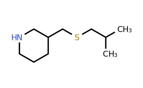 CAS 1249143-59-6 | 3-{[(2-methylpropyl)sulfanyl]methyl}piperidine