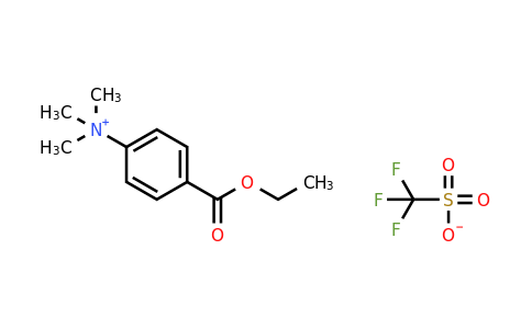 CAS 124915-06-6 | 4-(Ethoxycarbonyl)-N,N,N-trimethylbenzenaminium trifluoromethanesulfonate